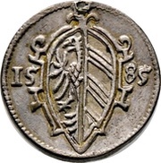 1 Dreier Dickabschlag obverse image