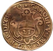 1 Groschen, Germany, 1552 reverse image