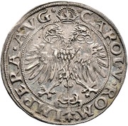¼ Thaler, Germany, 1554 reverse image