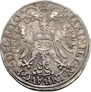 ½ Reichsguldiner, Germany, 1565-1576 reverse image