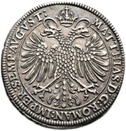 ½ Thaler, Germany, 1614-1616 reverse image