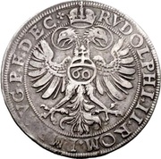 1 Reichsguldiner, Germany, 1586 reverse image