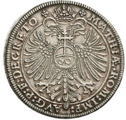 1 Reichsguldiner, Germany, 1613-1619 reverse image