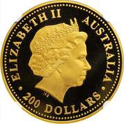 200 Dollars - Elizabeth II 4th Portrait - Australian Nugget - Gold Bullion Coin obverse image