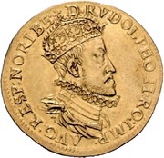 1 Goldgulden Emperor's visit, Germany, 1580 reverse image