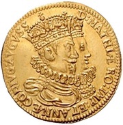 1 Goldgulden Imperial visit, Germany, 1612 reverse image