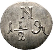 1½ Pfennig, Germany, 1659 reverse image