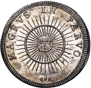 1 Dreier "Kerzendreier", Germany,  reverse image