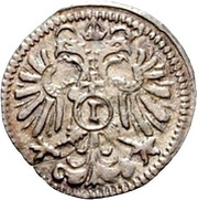 1 Kreuzer, Germany, 1623 reverse image