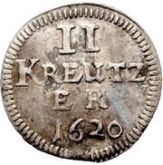 2 Kreuzers Kipper reverse image