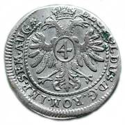 4 Kreuzer, Germany, 1694 reverse image