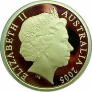 200 Dollars - Elizabeth II 4th Portrait - Mallee Fowl - Gold Proof obverse image