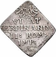 ⅛ Thaler Klippe; Peace of Westphalia, Germany, 1650 reverse image