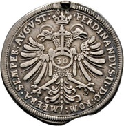 30 Kreuzer, Germany, 1625-1631 reverse image