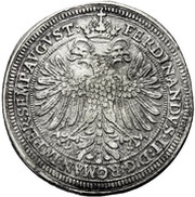 ½ Thaler, Germany, 1621-1624 reverse image