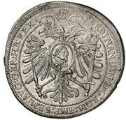 ½ Thaler, Germany, 1631 reverse image
