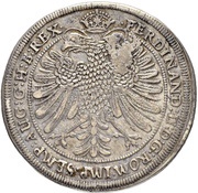 ½ Thaler reverse image