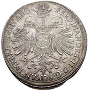 1 Reichsguldiner, Germany, 1625-1629 reverse image