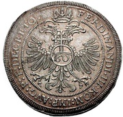 1 Reichsguldiner, Germany, 1638-1640 reverse image