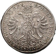1 Reichsguldiner, Germany, 1660 reverse image