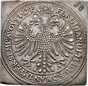 1 Thaler Klippe, Germany, 1624 reverse image