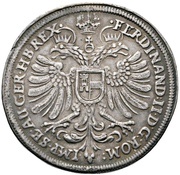 1 Thaler Basiliskentaler, Germany, 1629-1631 reverse image