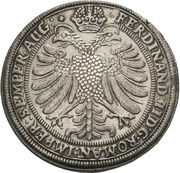 1 Thaler, Germany, 1629-1637 reverse image