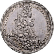 2 Thalers, Germany, 1690 reverse image