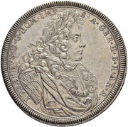 2 Thalers, Germany, 1706 reverse image