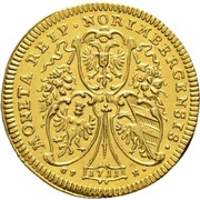 1 Ducat, Germany, 1711 reverse image