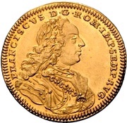 1 Ducat, Germany, 1745 reverse image