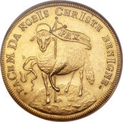 3 Ducats, Germany, 1703 reverse image