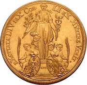 4 Ducats Peace, Germany, 1698 reverse image