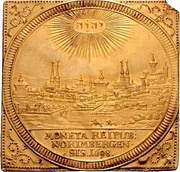 6 Ducats Klippe; Peace obverse image