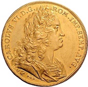 6 Ducats, Germany, 1721 reverse image