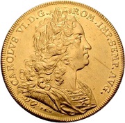8 Ducats, Germany, 1721 reverse image