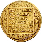 2 Ducats - Gustav Adolphus II Death reverse image