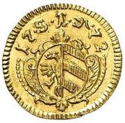 1 Pfennig Gold pattern strike obverse image