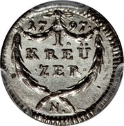 1 Kreuzer reverse image