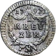 1 Kreuzer, Germany, 1797 reverse image