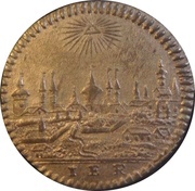 1 Kreuzer, Germany, 1806 reverse image