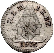1 Kreuzer obverse image