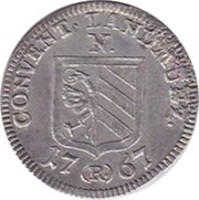2½ Kreuzer obverse image