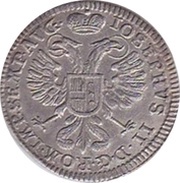 2½ Kreuzer, Germany, 1766-1776 reverse image