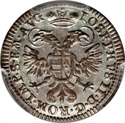 2½ Kreuzer, Germany, 1774-1779 reverse image