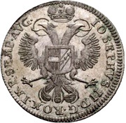 5 Kreuzer, Germany, 1766 reverse image