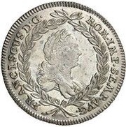10 Kreuzer, Germany, 1756-1760 reverse image