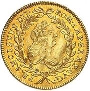 10 Kreuzers Gold pattern strike reverse image