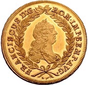 20 Kreuzers Gold pattern strike reverse image