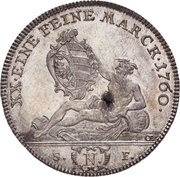 ½ Thaler Konventionshalbtaler obverse image